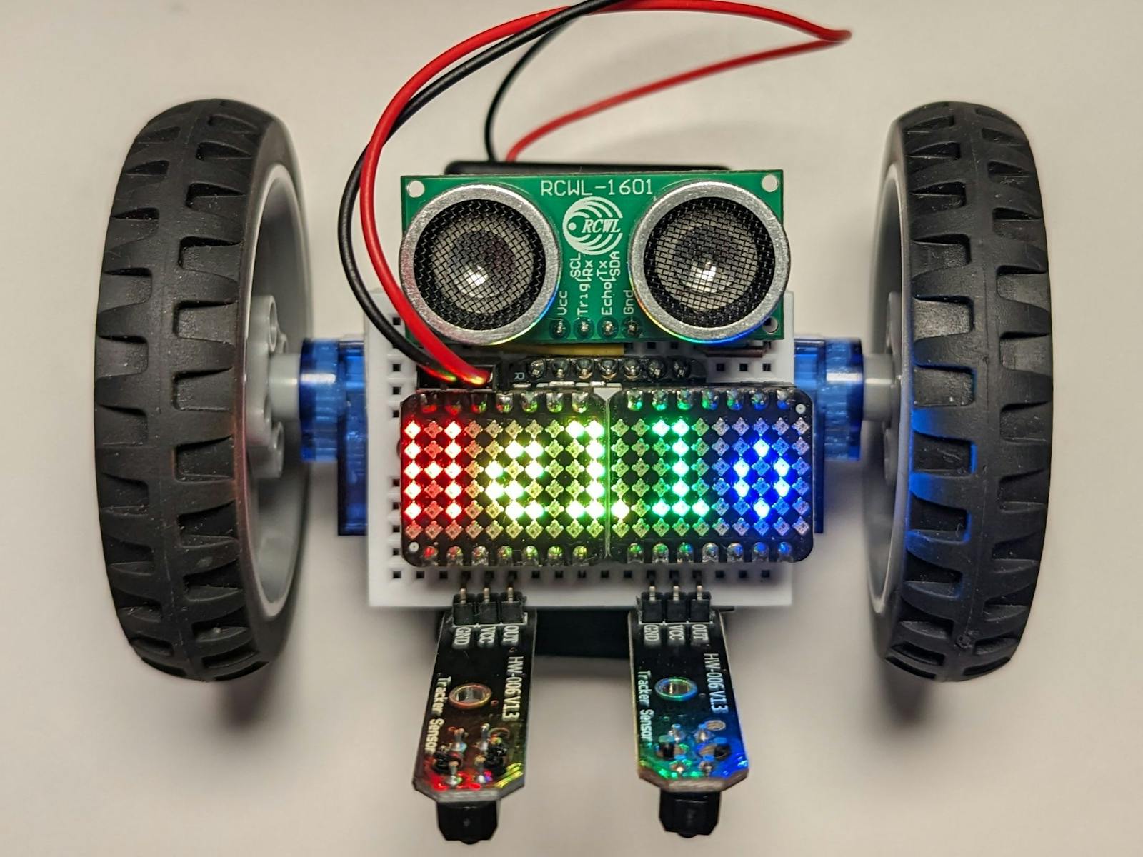 Arduino breadboard robot project
